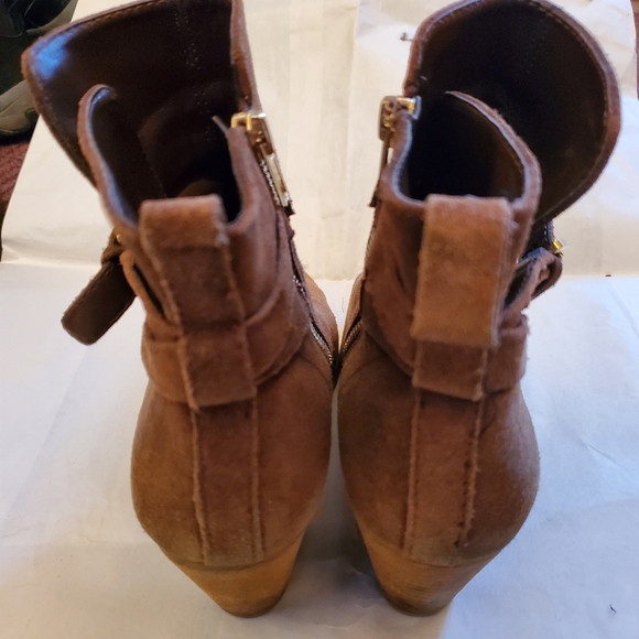 Ralph Lauren leather mini heel boots - Picture 4 of 7